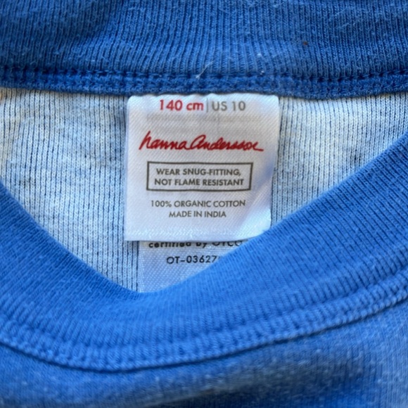 Hanna andersson long John pajamas set 10 - Picture 2 of 3